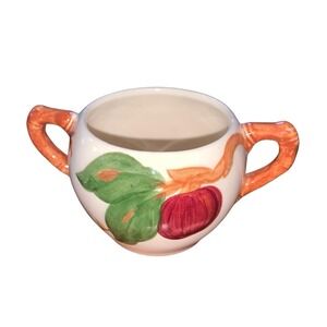 Franciscan Apple Earthenware Double Handled 3" Sugar Bowl No Lid